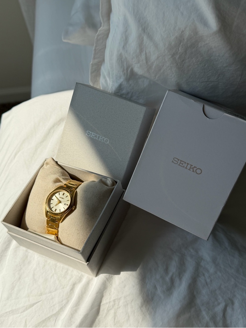 Seiko Gold-Tone Women’s Bracelet Watch - Classic Gold